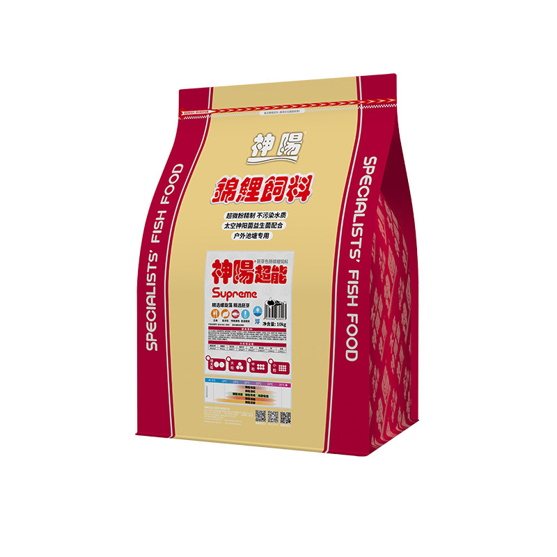神阳锦鲤饲料增体育成增色上浮锦鲤鱼饲料专用鱼粮鱼食5KG10公斤