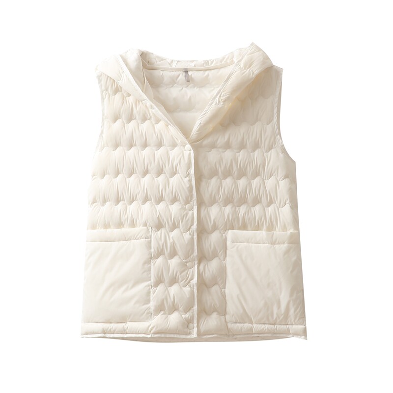 叠穿短款羽绒服马甲简约休闲