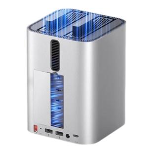 奥睿科MacMini M4机械m.2固态硬盘扩容柜TypeC阵列混合存储拓展坞