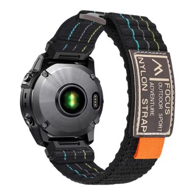 适用Garmin佳明双节魔术贴尼龙快拆表带26mm飞耐时Fenix8x/fenix7x/pro935/965安夺本能泰铁时手表表带22mm