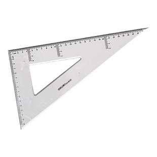 三角尺套装塑料尺15 20 25 30 35 40 45厘米透明大三角板设计刻度学生直尺工程测量绘图仪尺绘画素描文具