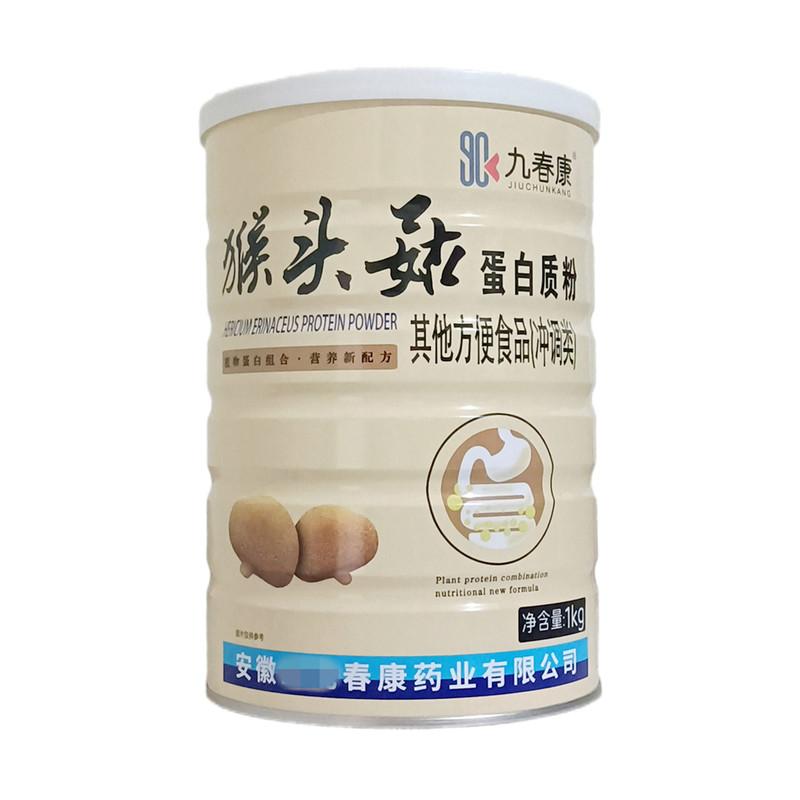 九春康猴头菇蛋白质粉1千克/罐大豆分离蛋白/混合蛋