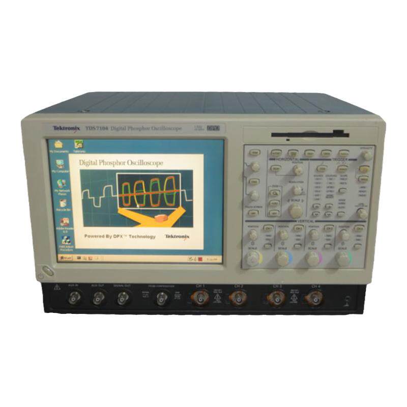 二手泰克TDS7104数字荧光示波器带宽1GHz采样率10G四通道保修包邮