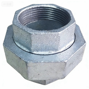 镀锌活接头双内丝油任DN15铸铁玛钢管件螺纹丝牙消防水暖丝扣活接