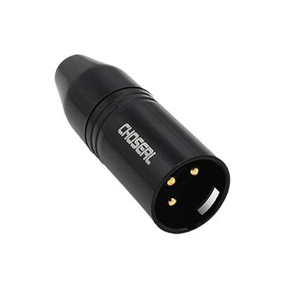 秋叶原3.5母转卡侬公母转接头3.5小三芯立体声卡农转换头话筒麦克风音响平衡对接头耳机口转XLR音频转接插头