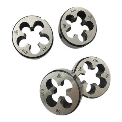 厂家哈螺纹园圆板牙M2M3M4M5M6M8910M12M14M16*2X1.5X1.25X1X0.75