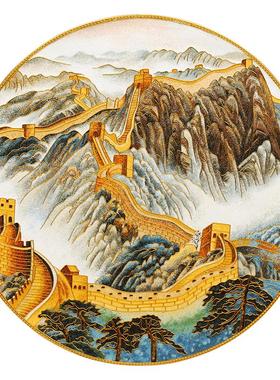 礼品客厅万里长城摆件铜装饰品