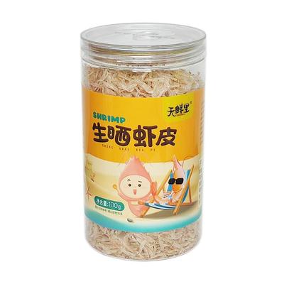 天鲜里生晒无盐淡干虾皮野生干货