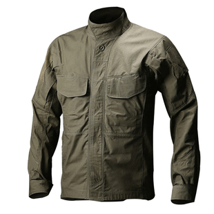 执政官户外迷彩男衬衫长袖春秋修身工装战术衬衣休闲多兜薄外套