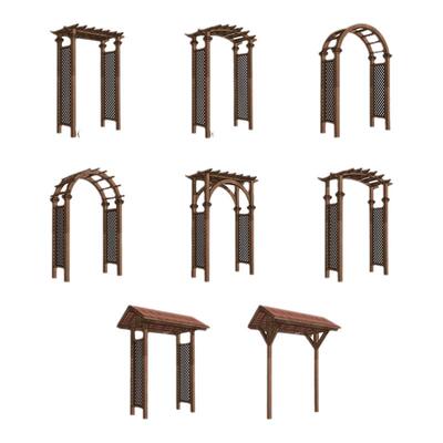 各式新品户外防腐花园门工厂直销