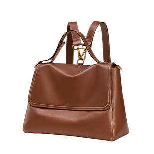 凯撒植鞣牛皮包包女款双肩包女士单肩包秋冬背包腋下包真皮女包