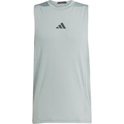 Adidas/阿迪达斯正品2025夏季款男士透气健身针织背心JI8174