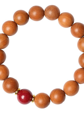 【已认证】保真桃木朱砂手串礼物