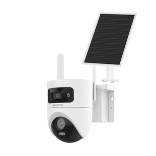 海康威视AOV太阳能摄像头双摄监控家户外防水4G免流高清夜用鱼塘