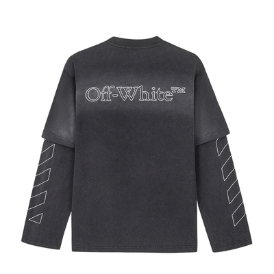 OFF-WHITE™情侣双箭头长袖T恤