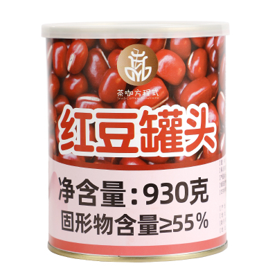 茶咖方程式红豆罐头沙糯饱满930g