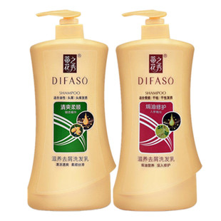 蒂花之秀滋养去屑洗发水清爽柔顺焗油修护型控油洗发露乳1L家庭装