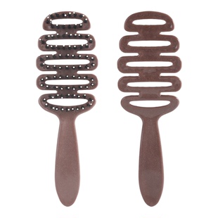 松塔猪鬃护发梳发顶蓬松神器按摩头部顺发排骨梳网红梳子女士专用