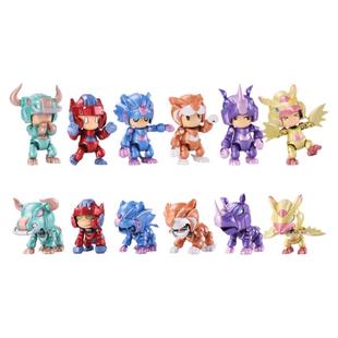 藏玩阁变创纪 Q版小比例蚩尤神小队口袋系列盲盒手办摆件模型