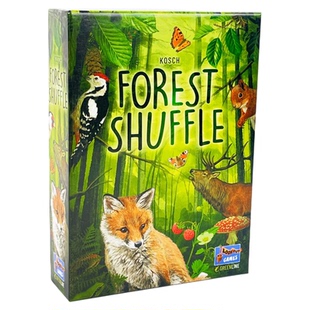 Forest Shuffle森森不息英文桌游卡牌扑克牌多人聚会儿童益智游戏