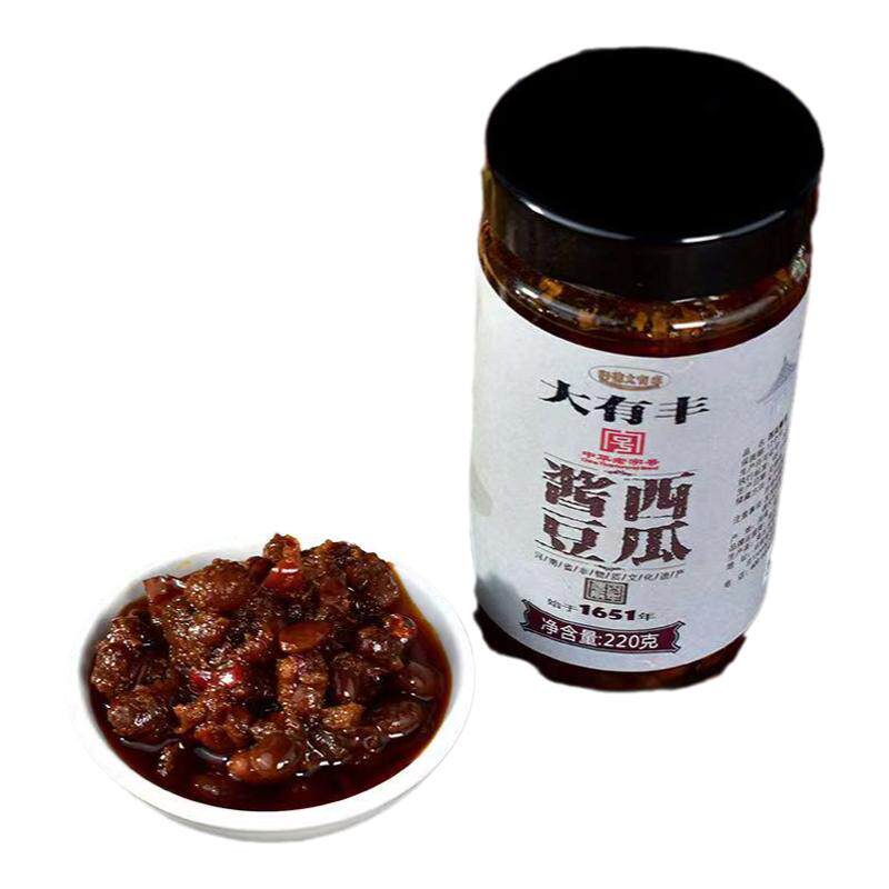 大有丰西瓜酱豆正宗家用黄豆酱河南特产酱香咸菜下饭酱菜调味品