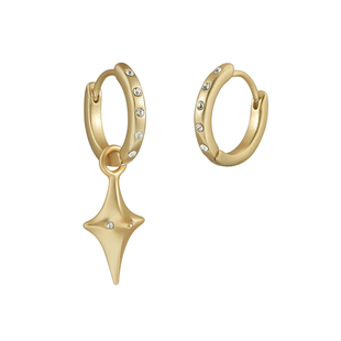 宇宙记号「十字星」耳环 - 什么样的诗人可以摘到自己所写的星星