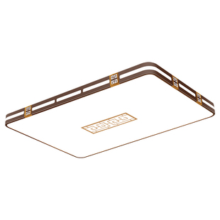 现代轻奢led客厅灯新中式吸顶灯长方形大灯全屋组合中山灯具