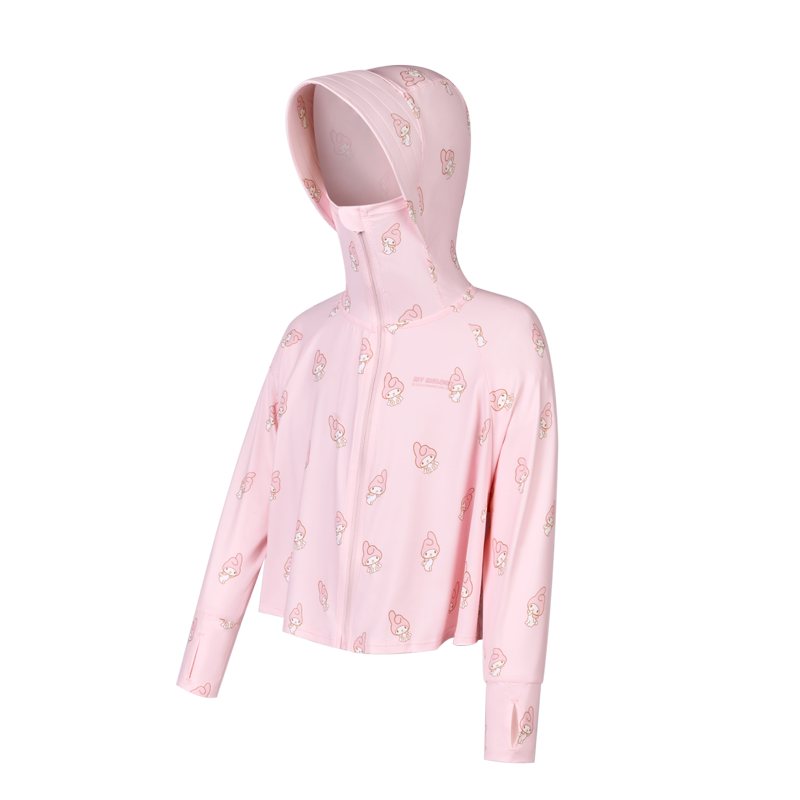 儿童防晒衣三丽鸥冰丝儿童皮肤衣夏季薄款女孩防晒服遮阳斗篷披肩