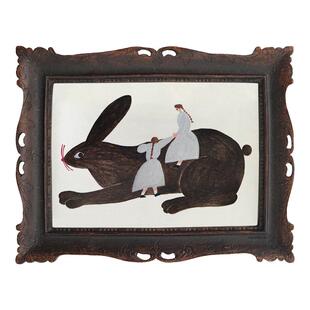 Peeji原创设计手工装饰画雕花挂画插画玄关摆件浮雕相框摆台礼物