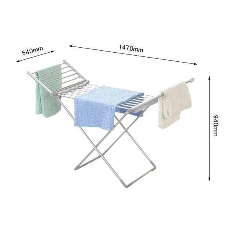 折叠式电热晾衣架衣烘干晾衣架电热干衣架烘干衣机架落地家用阳台