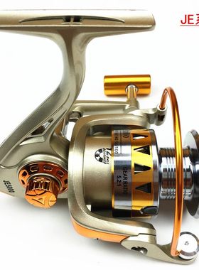 庞克渔轮纺车轮JE1000-7000渔轮竿鱼鱼鱼线线轮轮头金属轮海轮渔