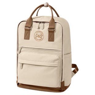 GOLF休闲户外双肩包女士大容量轻便背包16英寸电脑包大学生书包