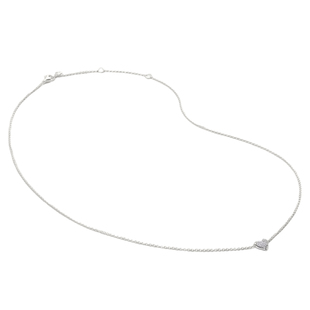 Monica Vinader莫妮卡项链心愿培育钻石项链情侣爱心吊坠新年礼物