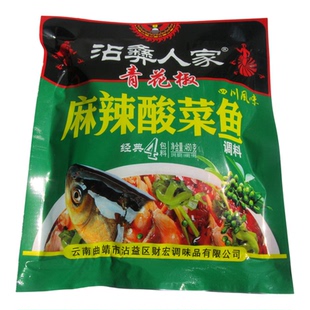 460g财宏沾彝人家麻辣酸菜鱼调味料云南曲靖商用家用老牌子水煮鱼