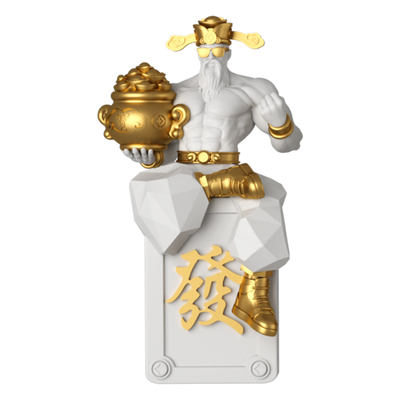 肌肉财神爷爆富招财八方来财