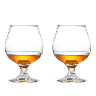 玻璃洋酒杯套装威士忌大号小白兰地杯高脚红酒杯矮脚干邑杯子家用