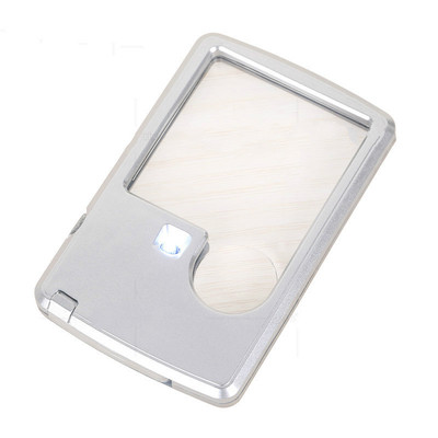 卡片式放大镜高清带灯