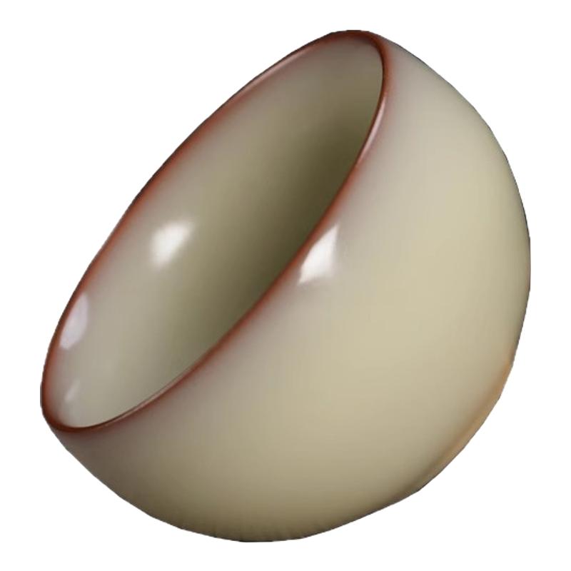 龙泉哥窑青瓷铁胎猪油冻茶杯叶金炼纯手工主人杯捧杯功夫茶具陶瓷