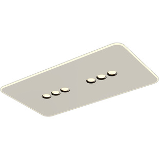 创意led吸顶灯长方形无主灯客厅灯简约现代卧室超薄大气房间灯具