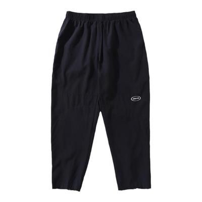 LUSHISI「轻盈透气」四面弹快感拉链九分训练休闲长裤男暗夜线条