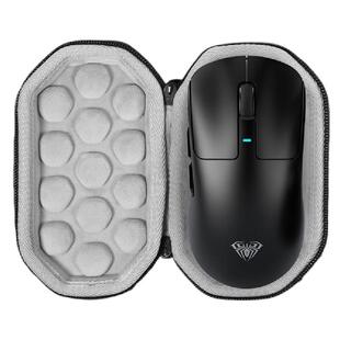 【送防滑贴】虎炳适用AULA狼蛛鼠标收纳包SC680鼠标盒抗压sc680收纳包无线鼠标保护盒便携包