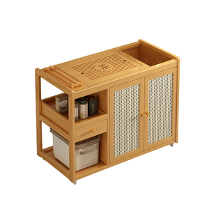 茶几办公室茶桌非实木可移动茶台泡茶一体茶吧机多功能小户型边几