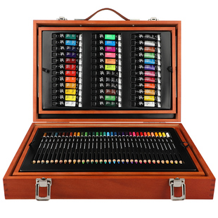 蒙玛特 174绘画套装礼盒水彩笔蜡笔画笔画画文具用品美术工具箱