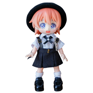 OB11娃衣 校服优等生 学院风套装 Molly娃娃衣服12分bjd GSC素体