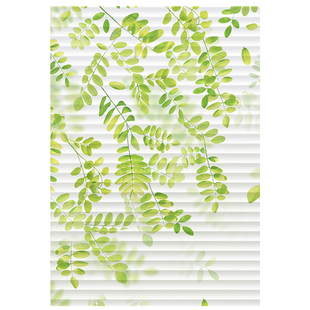 窗户玻璃贴纸卫生间防窥防走光磨砂贴膜浴室透光不透人百叶窗装饰