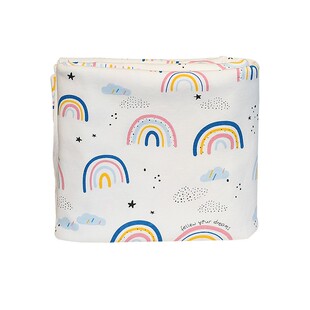 鱼阅 纯棉针织布料薄款汗布婴儿A类全棉弹力面料可做棉袄棉裤里子