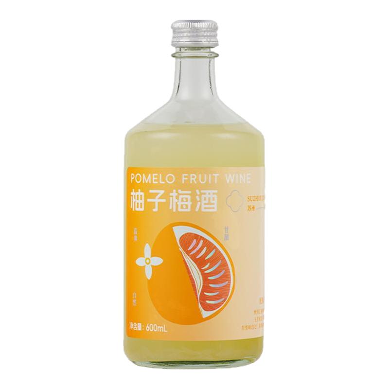 苏州桥6°柚子梅酒600ml果酒