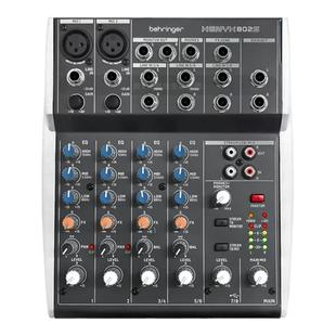 BEHRINGER/百灵达 802S 专业8路模拟调音台家用直播K歌声卡录音棚