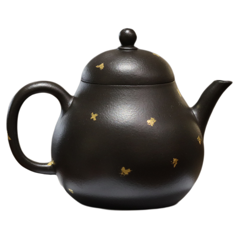 洒金冻梨生砂朱泥茶壶