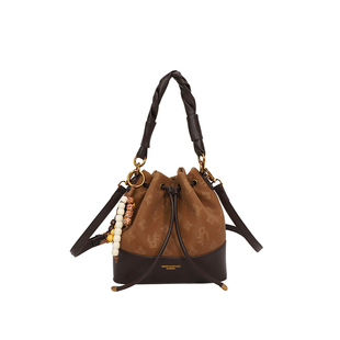 小众高级感老花气质水桶包新款复古时尚轻奢单肩包百搭通勤斜挎包